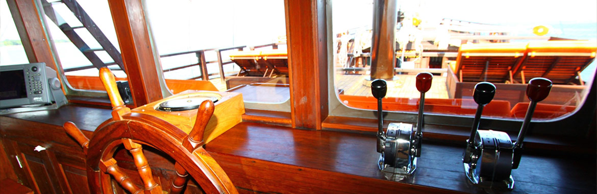 Die MSY WAOW, Phinisi Liveaboard Tauchschiff, ist für's Tauchen professionell ausgestattet, tauchen in Indonesien - Komodo, Raja Ampat, Alor, Papua, Manado, Cenderawasih