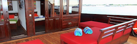 Liveaboard WAOW Charter Phinisi bateau de croisière plongée, navigue en Indonésie à Komodo, Raja Ampat, Banda Sea